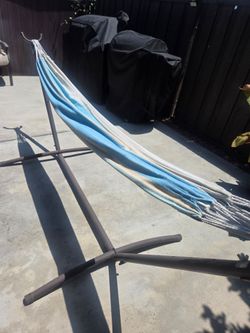 Patio Hammock with steel frame