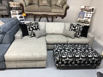 Grey sectional