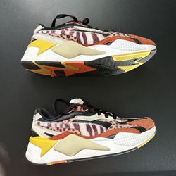 RS-X Cats Women's Trainers size 8  Colorful Animal Print Sneakers Puma comfort