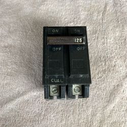 125 amp General Electric C.B.