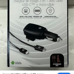 3 In 1 Travel Charger