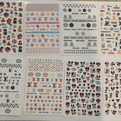 Logo Nails Art Sticker