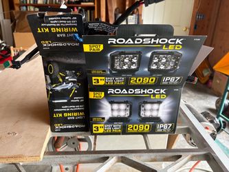 Road shock led hood lights