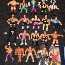 WWF WWE Wrestling Figures Vintagr Hasbro Bundle Lot 