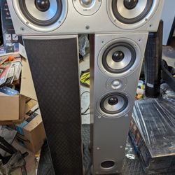 Polk Audio 5.1 Surround Sound Speaker Setup With Subwoofer 