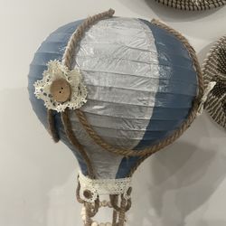 Hot Air Balloon, Dusty blue