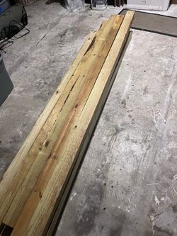 8' 2x4. Pressure treated
