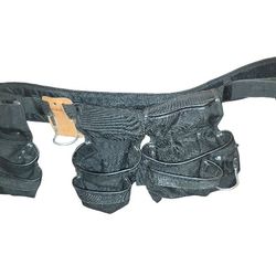 CLC Pro Level Black Tool Belt Adjustable Buckle Medium Like NEW