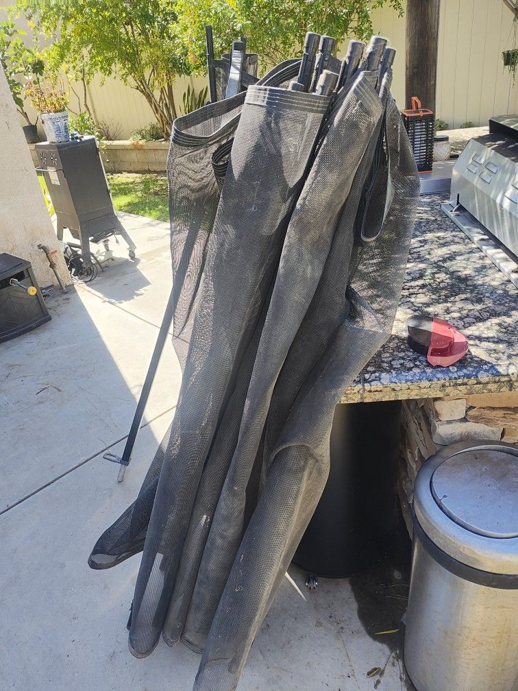 Pool Gate Protection Screen. Child Safety. Mesh Screen To Prevent Pool Access