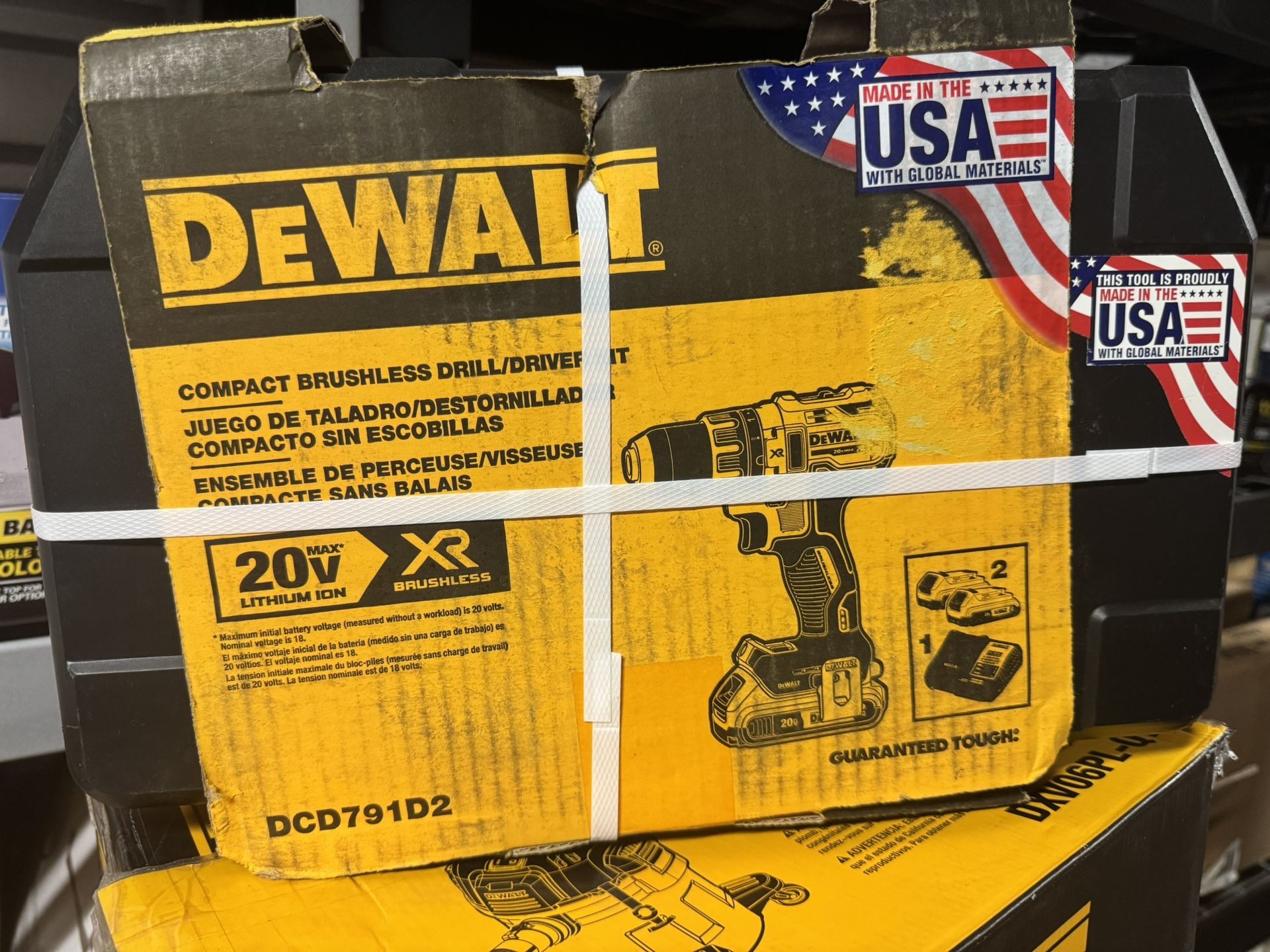 DEWALT 20V MAX Cordless Drill/Driver Kit, Brushless, 1/2-Inch (DCD791D2)