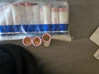 2025P Lincoln Cent Rolls. 