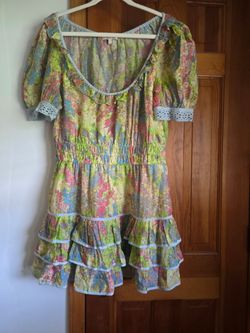 LoveShackFancy mini dress size Large