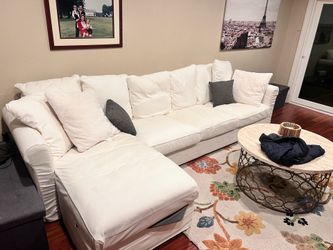 White sofa