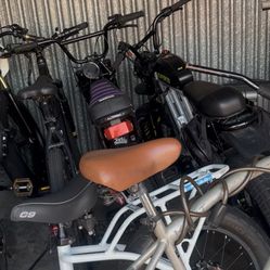 Electric Bikes And Scooters Some Are Missing Chargers And Keys, But Everything Works