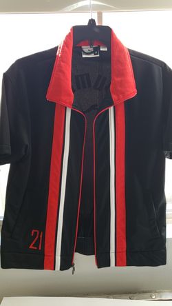 Puma Bowling Shirt Style Zip Up Jacket Medium