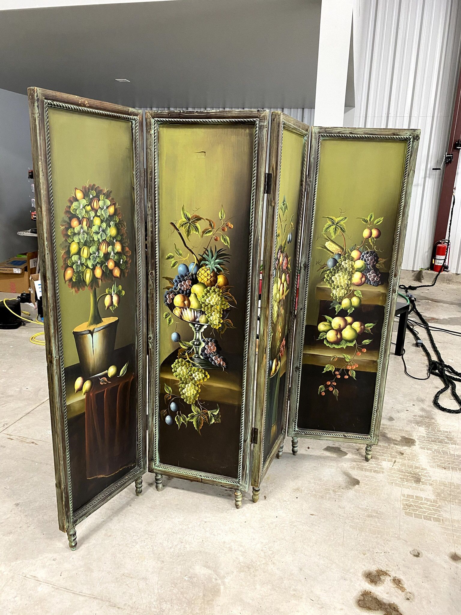 Hand Painted Partition