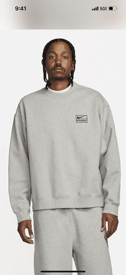 NIKE X STUSSY FLEECE CREW LONG SLEEVES/ SWEATER