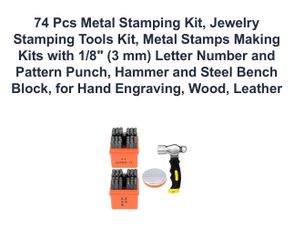 74 Pcs Metal Stamping Kit,