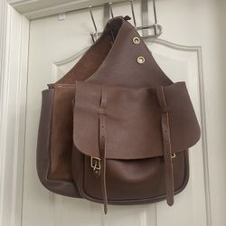 Weaver Leather Chap Leather Saddle Bag, Brown