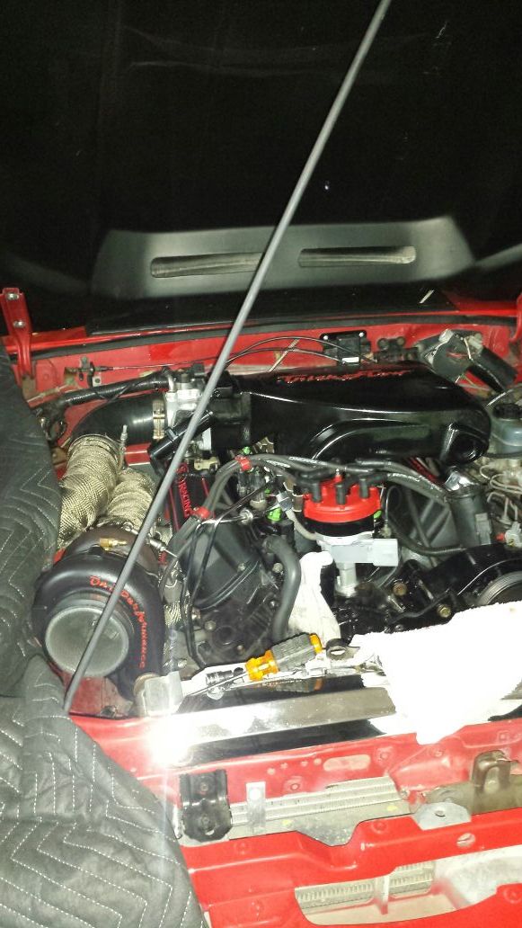 Complete on 3 Turbo kit for a fox body mustang