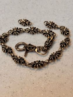 Chrome Hearts Style Artisan Silver Wallet Chain Amazing