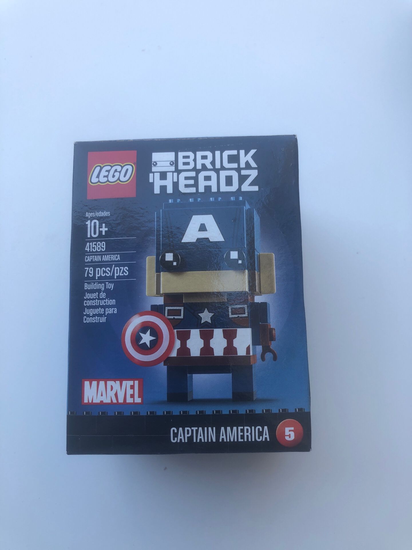 LEGO BrickHeads Captain America 41589 New Sealed Exclusive 5