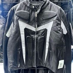 Leather Jacket (Reflective Design)