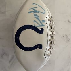 Peyton Manning, limited edition, autograph colts football Peyton Manning, limited edition, autograph colts football