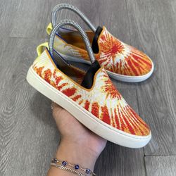 Rothys the Loafer Girls Flats Tangerine Sunburst Youth Sz K 3 Shoes