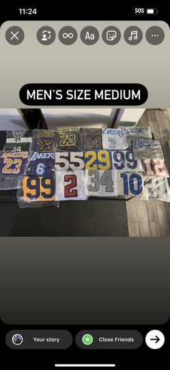 Sports Jerseys Men’s Size Medium