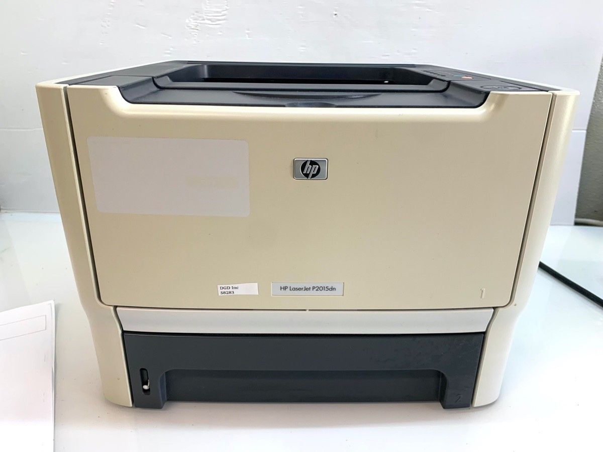 HP LaserJet P2015dn Workgroup Laser Printer ~Good working Condition Works great HP toner with 65% remaining Check my other listings for other printe
