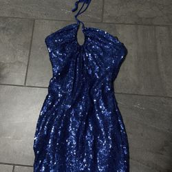 Blue Elegant Dress 
