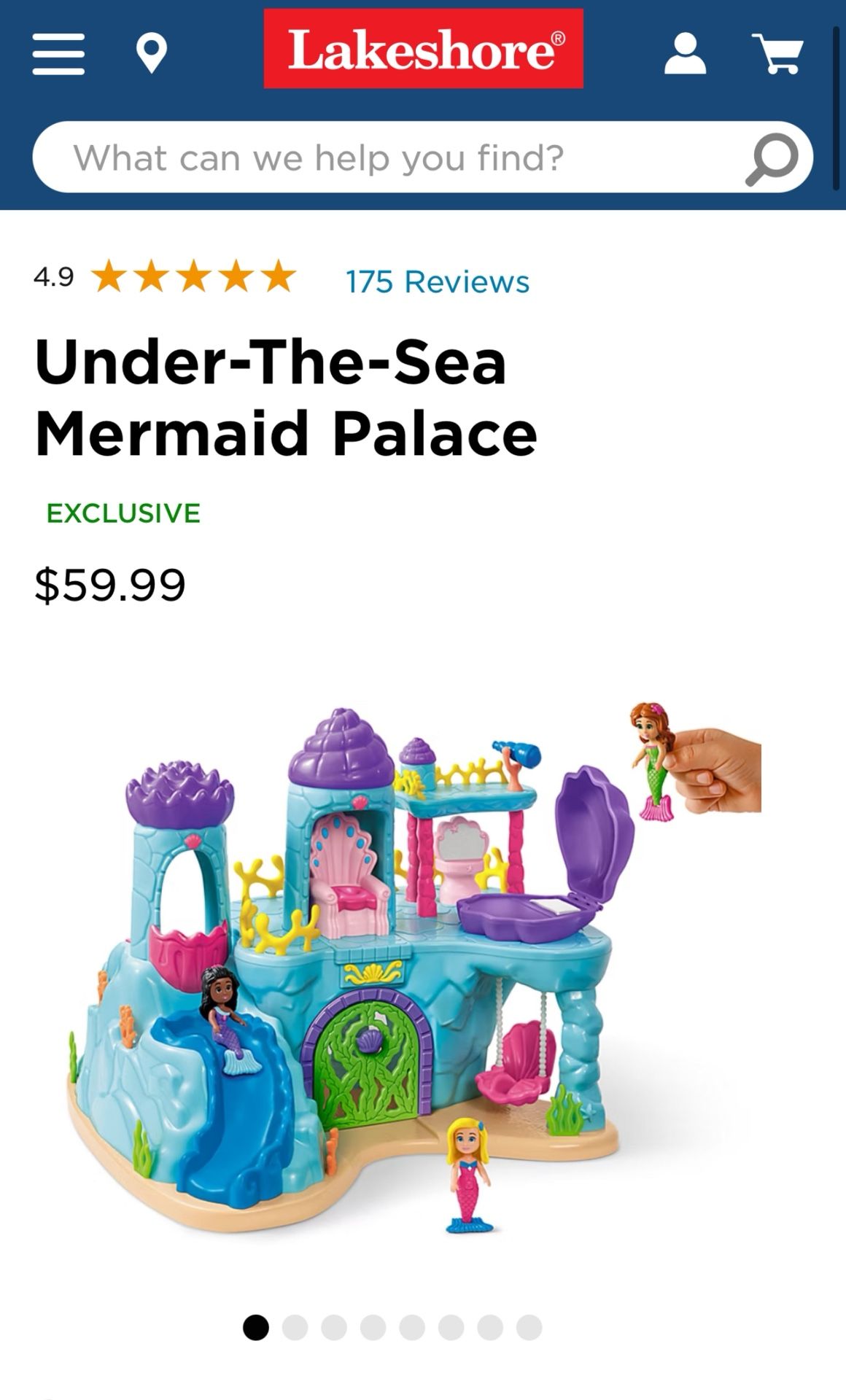 Lakeshore Mermaid Kingdom Dollhouse