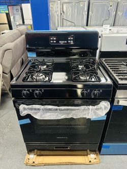 Crosley 30” Gas Range 4 Burner -Black