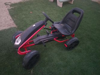 Kids Pedal Go-Kart Red and Black