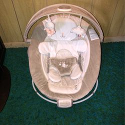 Baby Bouncer With Lights, Music, Vibrations-like New