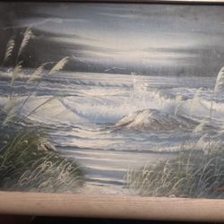 Vintage Sign Oil Painting