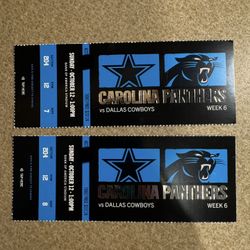 Panthers Vs Cowboys NFL Game Week 6