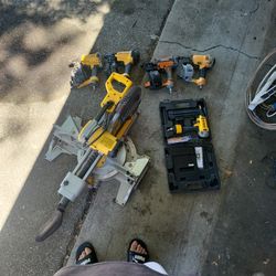 Chop Saw, Roofing Nail Guns, Finish Nail Gun