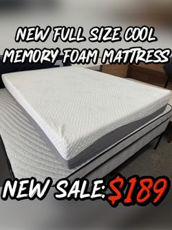 NEW FULL SIZE COOL MEMORY FOAM MATTRESS