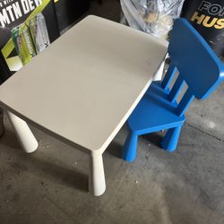 IKEA Kid Chair And Table