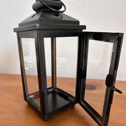 Black Lantern Candle Holder 