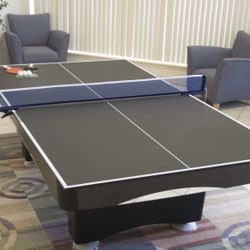Olhausen table tennis top for 7’ & 8’ pool tables. One Left. New!