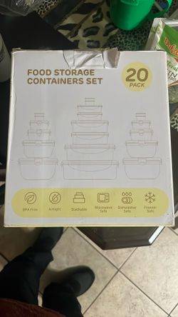 20 pack food containers 