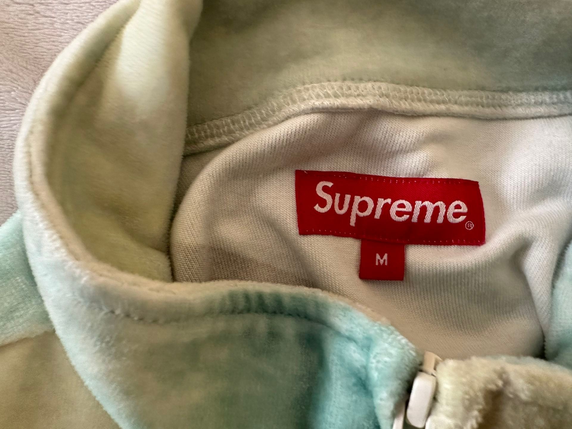 Supreme Geo Velour Track Jacket-