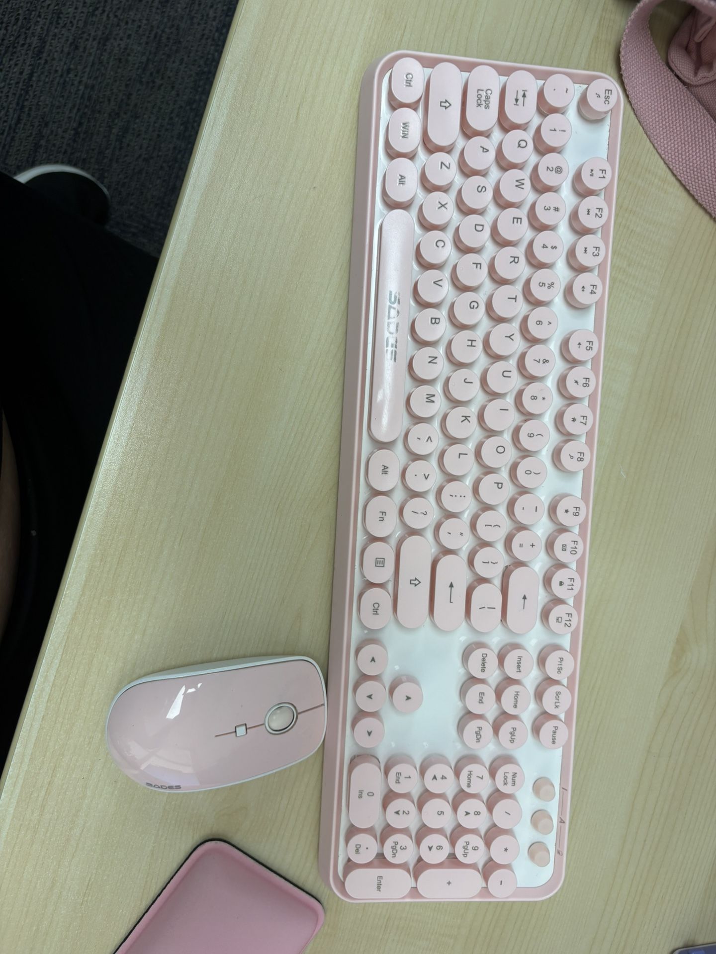 typewriter keyboard and mouse