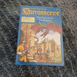 Carcassonne Princess  & The Dragon Expansion Game Sealed 