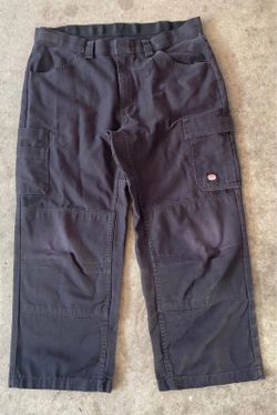 Red Kap work apparel mens Black Pants with pockets sz 36