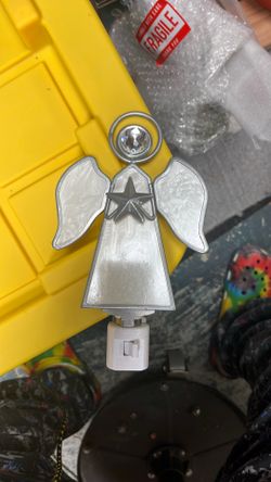 Christmas Angel Stained Glass Nightlight.