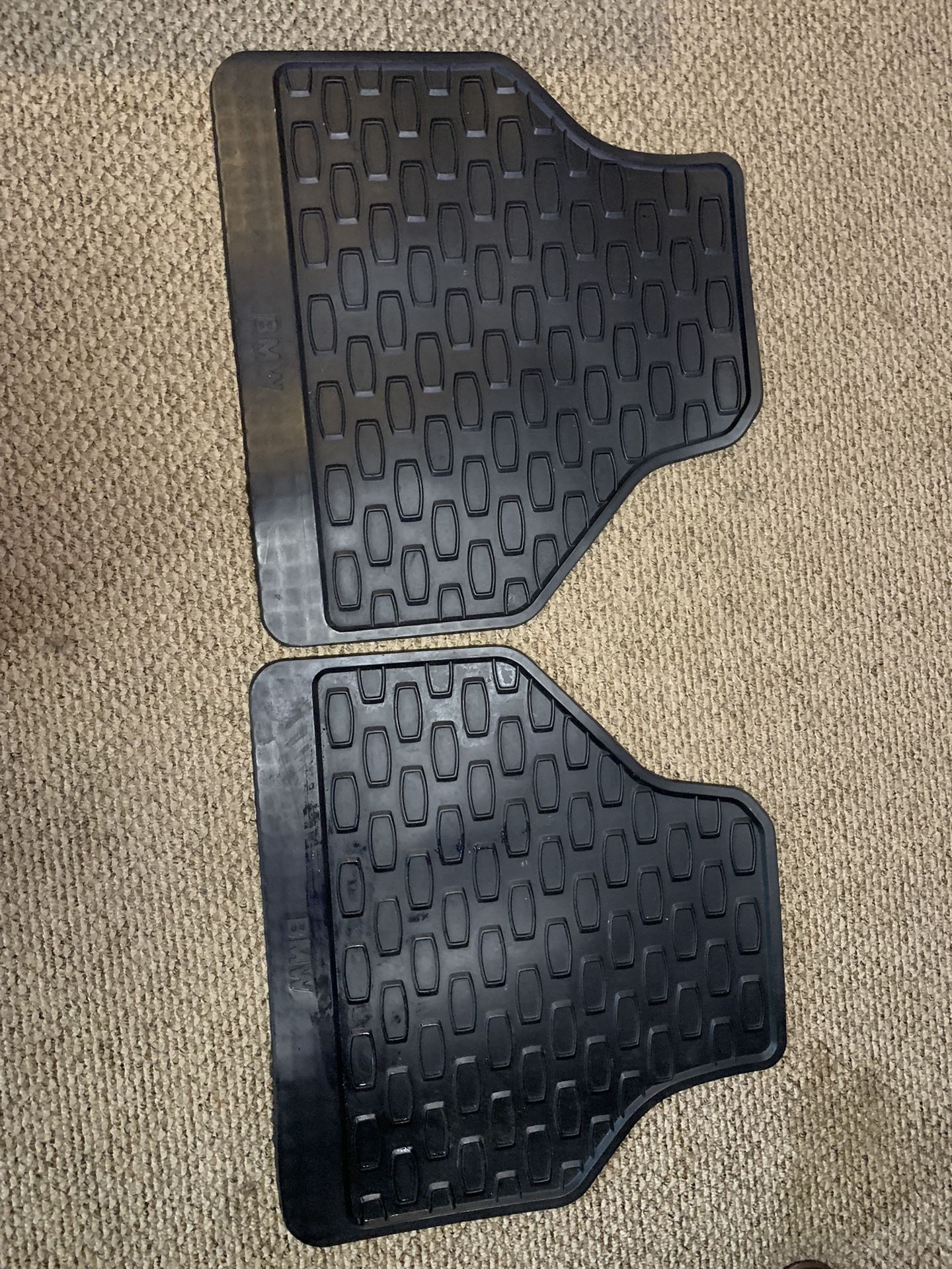 Oem Bmw 7 Series 2002-2008 Rear All Weather Floor Mats